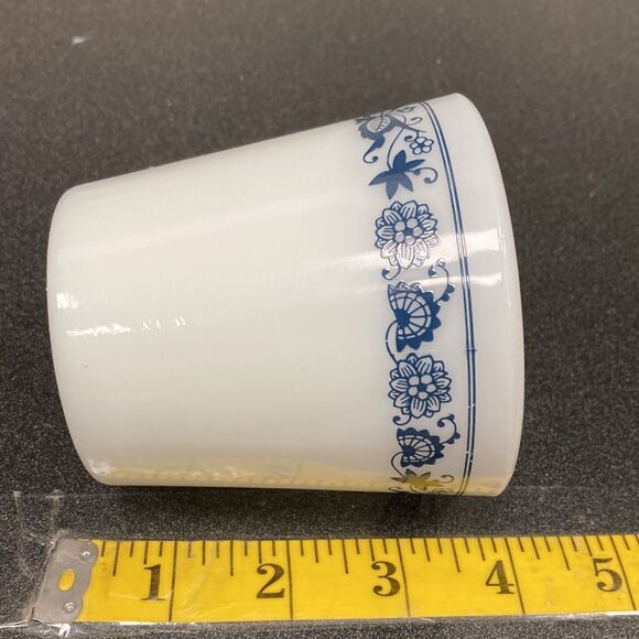 Pyrex Old Town Blue 1410 Milk Glass D Handle Replacement Coffee Cup - Picture 10 of 10